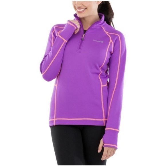 Avalanche Jackets & Blazers - Avalanche Purple Quarter Zip Mogul Pullover Jacket Size L